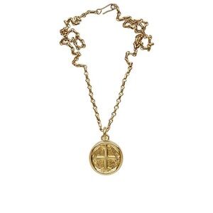 Laura Lombardi x AMS Gold plated Saint Basil Pendant